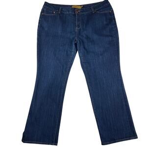 Seven7 Luxe Denim Marabella Straight Leg Stretch Jeans Medium Wash Size 24
